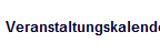 Veranstaltungskalender